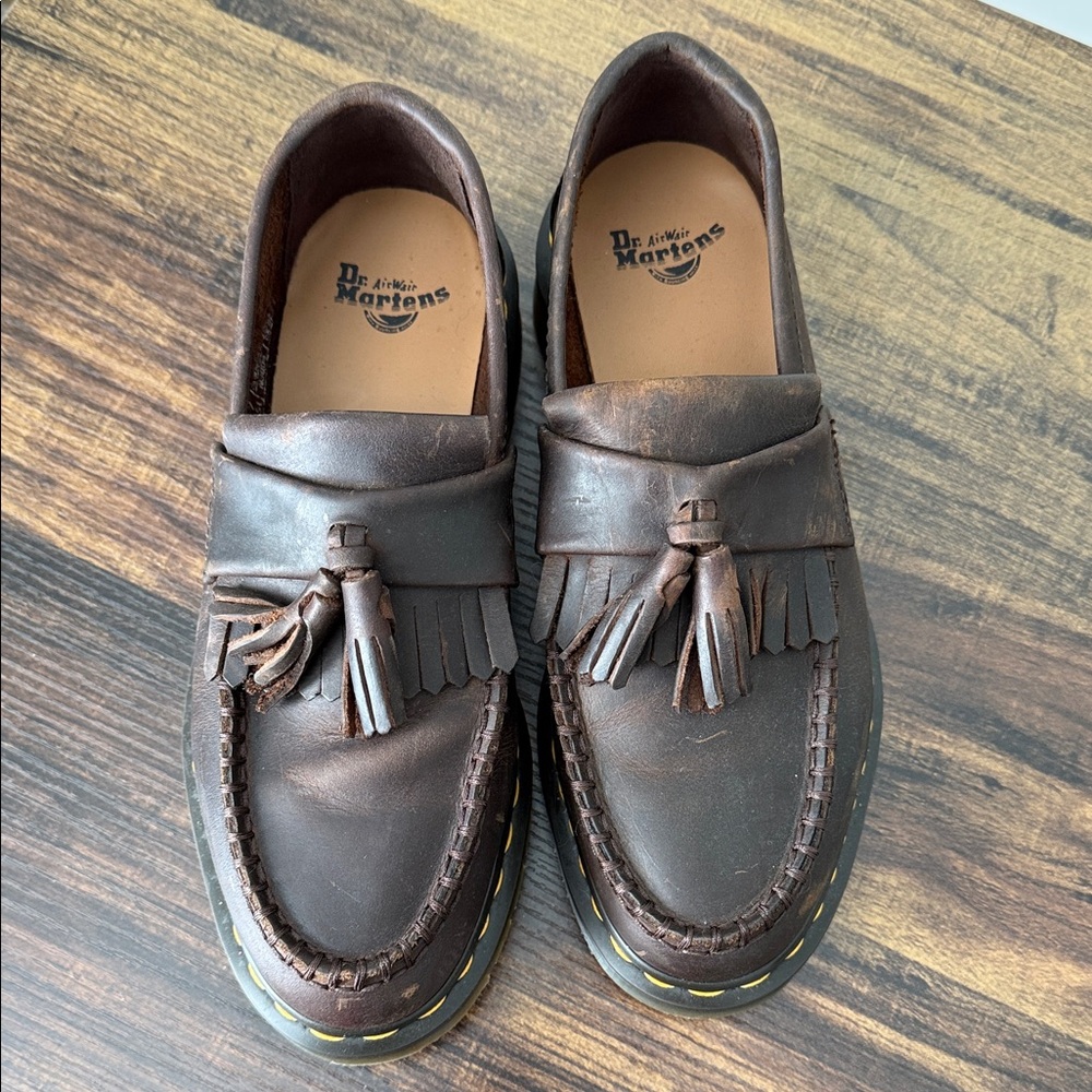 Dr. Martens Dark Brown Tassel Loafers